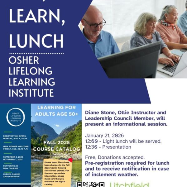 Live,Learn,Lunch: Osher Lifelong Learning Institute