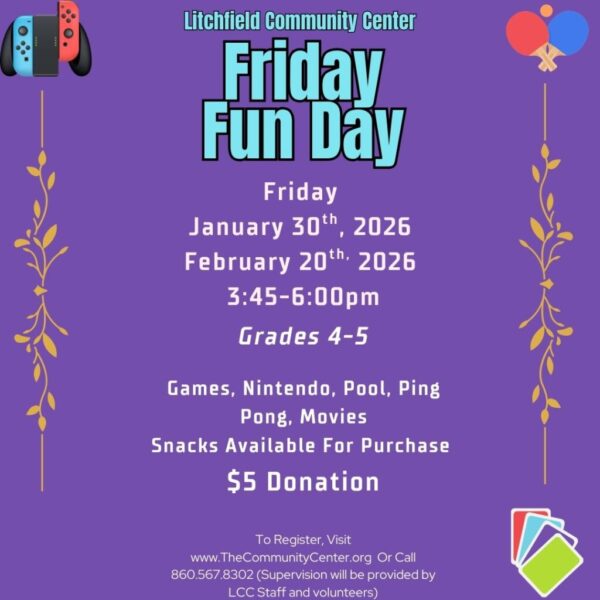 Friday Fun Day (Grades 4-5) February 20th