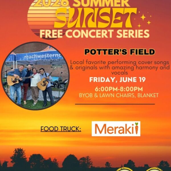 2026 Summer Sunset Free Concert Series - Potter's Field