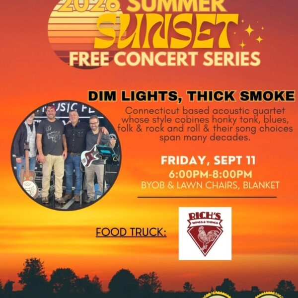 2026 Summer Sunset Free Concert Series - Dim Lights, Thick Smoke