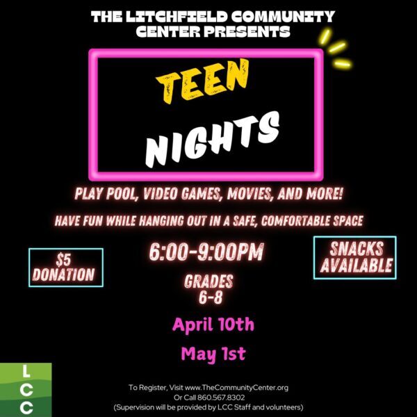 Teen Nights Grades 6-8 April 10th