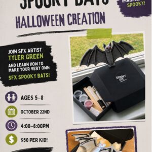 Spooky Bats: Halloween Creation (Ages 5–8)