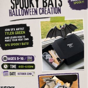 Spooky Bats: Halloween Creation (Ages 5–10)