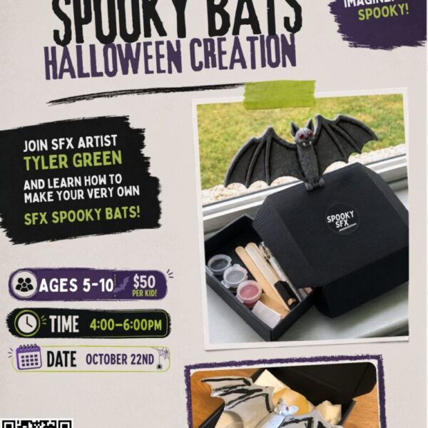 Spooky Bats: Halloween Creation (Ages 5–10)
