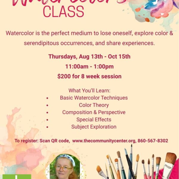 Watercolors Morning Class: Aug-Oct