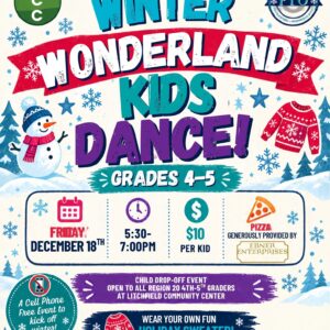Winter Wonderland Kids Dance (G4-5) Presented by Litchfield Community Center & Litchfield PTO
