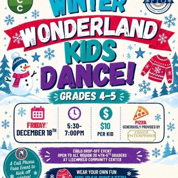 Winter Wonderland Kids Dance (G4-5) Presented by Litchfield Community Center & Litchfield PTO